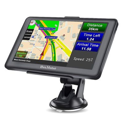 Huxmotor Sat Nav Uk Europe Irland Kartor 7 tum Satnav Gps Navigation för bil lastbil lastbil lastbil Hgv Lgv Caravan Husbil, Sat Navs för bilar Bri...