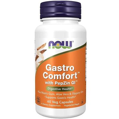 NOW Foods Gastro Comfort PepZin GI -kapseleilla 60