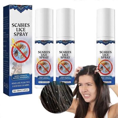 1-3kpl täiden ehkäisy täiden poistosuihke täit syyhy karkottaa 30ml täitä tappava kauneus terveys neste kutinaa estävä 3PCS