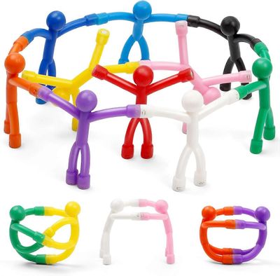 Jääkaappimagneetit mies, 10 kpl jääkaappimagneetit aikuisille, viileät magneettiset ihmiset magneetit jääkaappi, värikkäät humanoidiset magneettise...