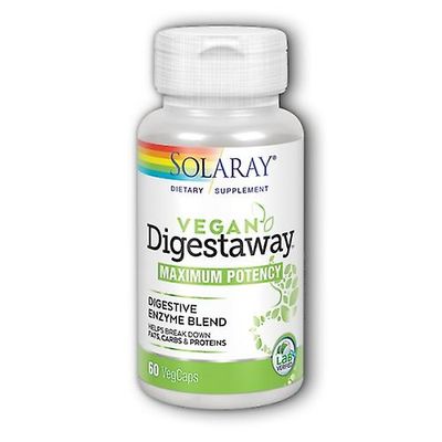 Solaray Super Digestaway, 60 lippistä (2 kpl pakkaus)