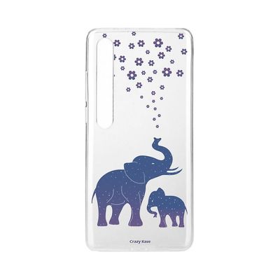 Crazy Kase Skrog til Xiaomi Mi 10 Soft Blue Elephant