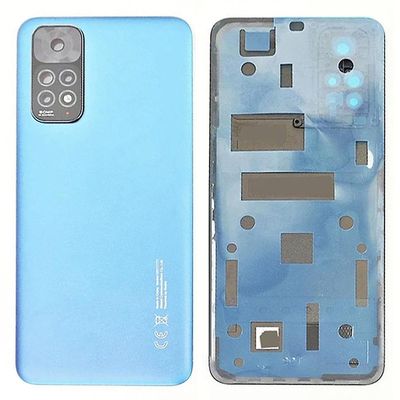 Xiaomi Redmi Note 11 4G (Qualcomm) takaparistokotelon kansi kameran rengaslinssillä - sininen Monivärinen Blue