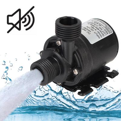 Ultratyst DC 12v Mini Borstlös Motor Dränkbar Vattenpump 800L / h Trädgård Bärbar 5,5 m För Kylsystem Fontäner Värmare