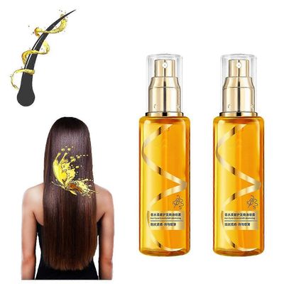 Kosteuttava ja vahvistava silkkinen hiusöljy, Protein Hair Repair Leave-in Conditioning eteerinen öljysuihke, Hair Oil Serum Spray pörröisille hiuk...