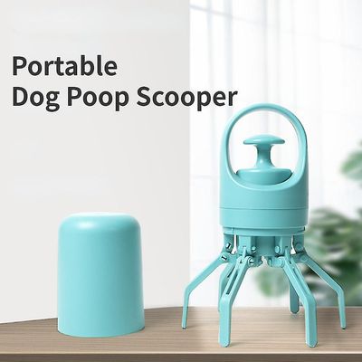 Tianzun Koiran kakka scooper, kannettava kakkakauha koiralle, saniteettikoiran jätteenkerääjä päällinen pussiannostelijalla