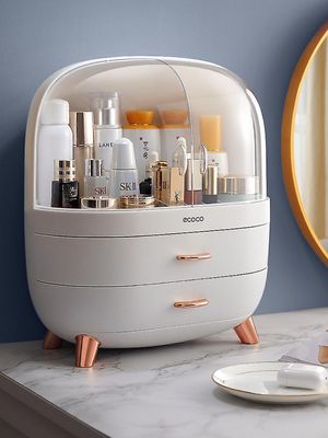 Sofirn Kosmetisk opbevaringsboks Støvtæt desktop læbestift toiletbord hudpleje produkt opbevaring rack