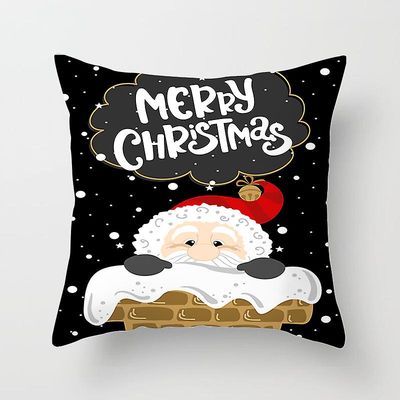 Witdreamer 45x45cm jul Talje pudebetræk pudebetræk Bomuld Hjem Sofa Kast nytår 10