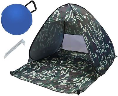 Boeyaa Strandskyggetelt Minitelt Vandtæt parasol Udvides hurtigt og foldes sammen Camouflage