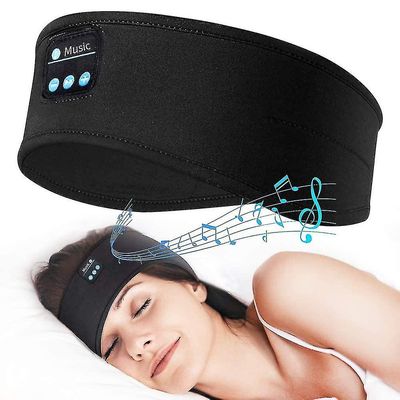 Sleep Headphones Bluetooth Headband, Langattomat pääpantakuulokkeet Musta