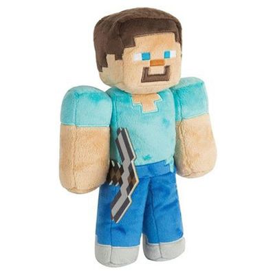 Qinfen Harvinainen pehmonukke superpehmeä pehmo täytetty Minecraft-lelu lasten syntymäpäivä luova lahja Ruskea