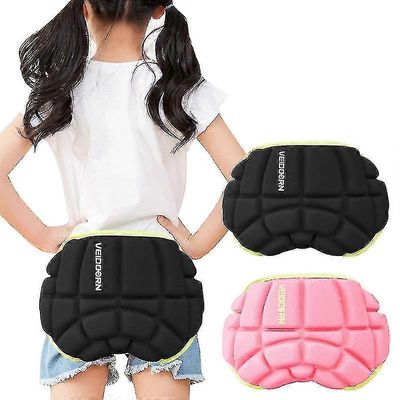 Urheilu Ski Skeitti Lumilaudan suojaus Lasten suojaava lonkkatyyny Pehmeät pehmustetut hip shortsit hiihtoon Luistelu Hiihtosuoja Luistelu Musta M