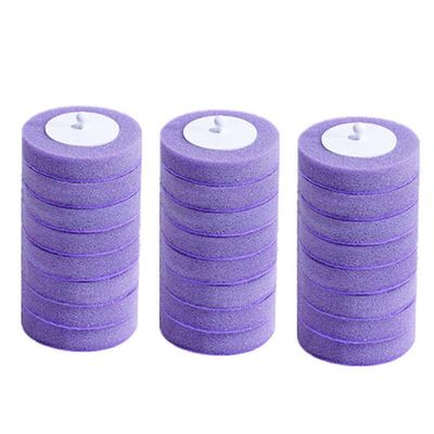 24kpl seinään kiinnitettävä kertakäyttöinen wc-harja kodin vaihdettava wc-harja kylpyhuoneen puhdistustyökalut WC Violetti