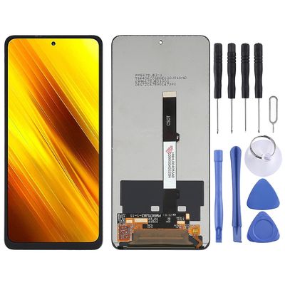 LCD-skærm + berøringsskærm til Xiaomi Poco X3 / mi 10t Lite 5g Ikke angivne