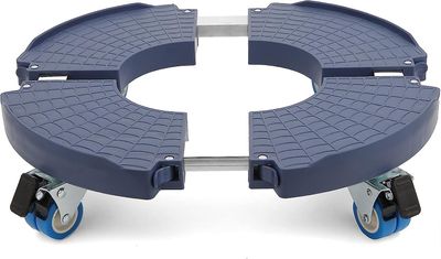 Kasviteline pyörillä 360 kierto, kapasiteetti 200 kg, säädettävä rullausalusta 40-54cm, kukkaruukkuteline sisäkäyttöön, kasvi, sateenvarjopohja, tras