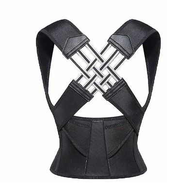 Joyy Justerbar Back Posture Corrector Belt Women Menn Forhindre Slouching Lindre Pain Posture Corrector S