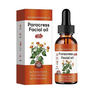 unbrand Raaka paracress kasvoöljy, 100% puhdas orgaaninen parakrass kasvoöljy, paracress ryppyjä estävä seerumi, sileät hienot juonteet ja rypyt 1 kpl