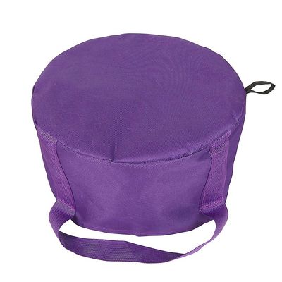 Camping Bucket 16l Sammenklappelig bærbar rejse Folding Water Container Håndvask Udendørs Camping Picnic Fiskeredskaber Lilla
