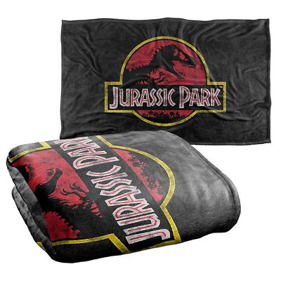 Jurassic Park Classic Logo Silky Touch Super Soft Throw Blanket-w364 80x60in 200x150cm