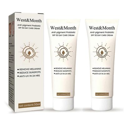 50g kosteuttava aurinkovoide rasvaton öljynhallinta eristysrasva naisille miehet 2pcs