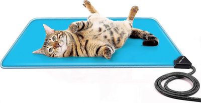 Erittäin suuri lemmikkieläinten ulkolämmitystyyny koiralle ja kissalle, monipuolinen vedenpitävä lämmitetty kissan koiransänky