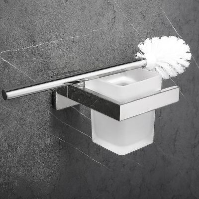 Rustfrit stål Badeværelse Hardware Tandbørste Holder Papirholder Håndklæde Bar Hook Badeværelse Tilbehør