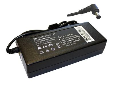 Power4Laptops LG 24TN510S Kompatibel LCD/ LED TV strømforsyning AC-adapter