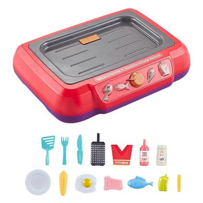 Joyy Gourmet-keittolaatikkolelu, teeskentele leikkiä gourmet-keittolaatikko lapsille, simulaatio vesikeitin ruoan väriä vaihtava simulaatio ruoanla...