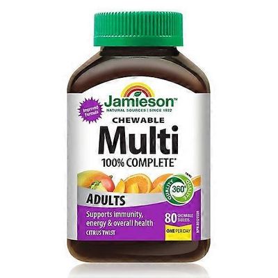 Jamieson Vitamins Jamieson-vitamiinit 100 % täydellinen monipurutabletti, 80 kpl
