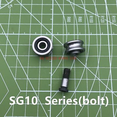 Ankomst Sg10 4x13x6 Rille bærende stål remskive Kuglelejer Track Guide Roller Deep