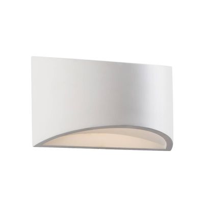 Endon Collection Lighting Toko 1 lys indendørs væg lys hvid gips