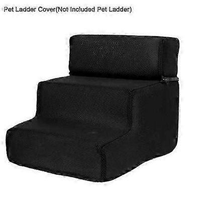 Yousheng lemmikkieläinten tikkaiden kansi irrotettava mukava keinonahkainen liukumaton koiran ramppi portaiden kotelo pennulle musta 1