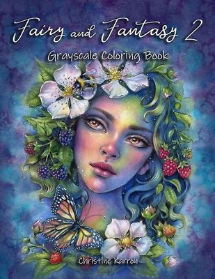 Fairy Og Fantasy 2 Gråtoner Coloring Book