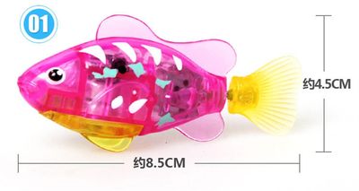 Ruili Happy Fish Magisk Musik Pighvar Belysning Elektronisk Pet Fisk Klovn Fish Shark 01