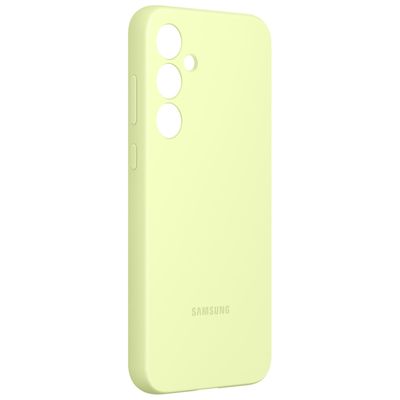 Samsung Kotelo Galaxy A55 Soft-touch silikonille Vert Citron