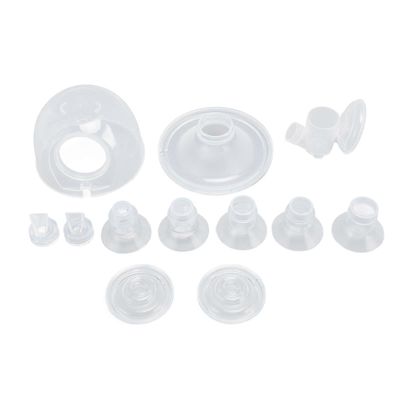 27mm laippapumpun osat Momcozy S9/S10/S12 silikonipumppujen vaihtotarvikkeisiin 2kpl ankannokkaventtiileillä 5kpl laipat