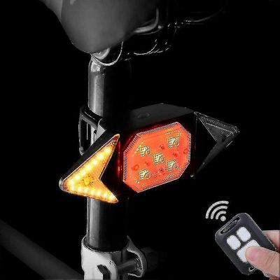 Fahrrad-blinklicht Mit Fernbedienung, Kabellos, Rcklicht Mit Blinker, Fr Radfahrer