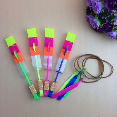 LED-nuoliraketti helikopteri lentävät lelut 48 kpl, joustava laukaisujuhla suosii lasten lahjasettiä valoilla