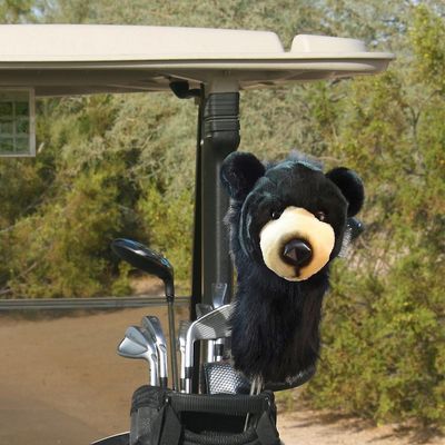 Daphne's Daphnes Musta Karhu Golf Kuljettaja Headcover