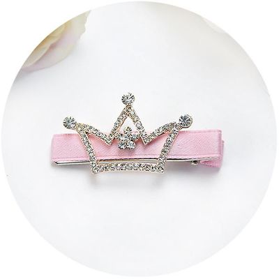 Børns dæk Krone Tegneserie Legering Hårnål Prinsesse Baby Hårklemme Fortjener Hoved Klud Klip Hårklemme Acessorio De Cabelo T