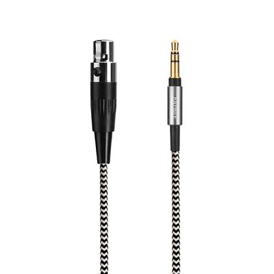 Päivitä äänikaapeli Akg Q701 K702 K271s 240s K271 K272 K240 K141 K171 K181 Musta-valkoinen 200mm