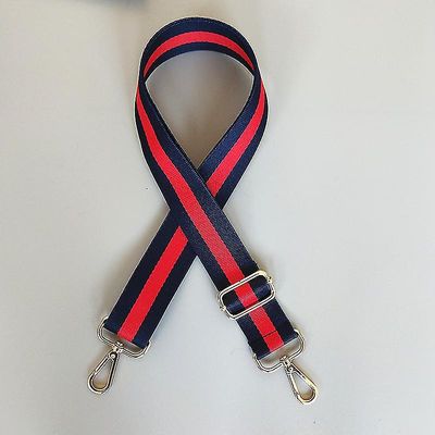 vesken stropp erstatning crossbody håndveske skulder stripe erstatning belte Blå
