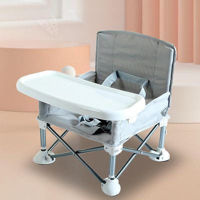 Jying Bærbar Baby Booster Seat Baby Dining Chair Oxford Vandtæt Rejse Foldbar Barn Bælte Booster Feeding Chair Beach Seat Gul