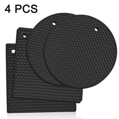 Barsinfi silikone pot holder mat-hot Pad Spoon Holder, Multi-funktion stativ Style 2