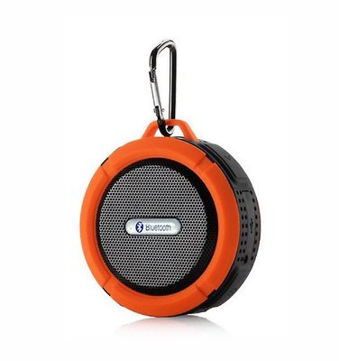 Ruili Vandtæt Bluetooth-højttaler med mikrofon orange