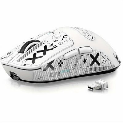 ATTACK SHARK X3 49g SUPERLIGHT -hiiri, PixArt PAW3395 -pelianturi, langaton / langallinen BT / 2.4G -pelihiiri, 6 säädettävää DPI jopa 26000, 200 t...