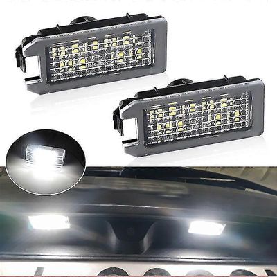 1pari LED-rekisterikilven valon rekisterikilven lamppu Jeep Grand Cherokee -kompassille Patriot Fiat 500 Dodge Viper Maserati Levante