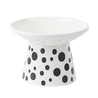 Tikuajgift Erittäin leveä korotettu kissanruokakulhopets-ruokakulho