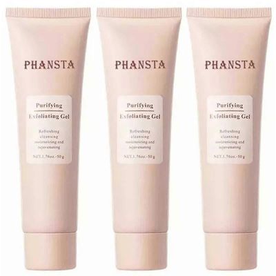 Puhdistavat entsyymit Kuoriva geeli Kuoriva kasvojen kuorinta Kasvojen kuorinta-aineet Kuolleen ihon poistoaine naisille PHANSTA 3pcs