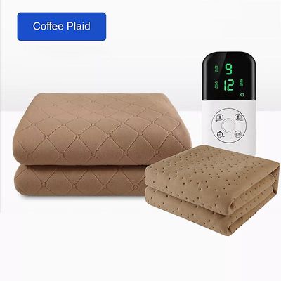 Bicaco Elektrisk tæppe 220v opvarmning Flannel Bed Pad Vinter Body Warmer Madras Termostat Opvarmet Pad Hjem Tykkere seng Soft Mat 220V Smart Contr...